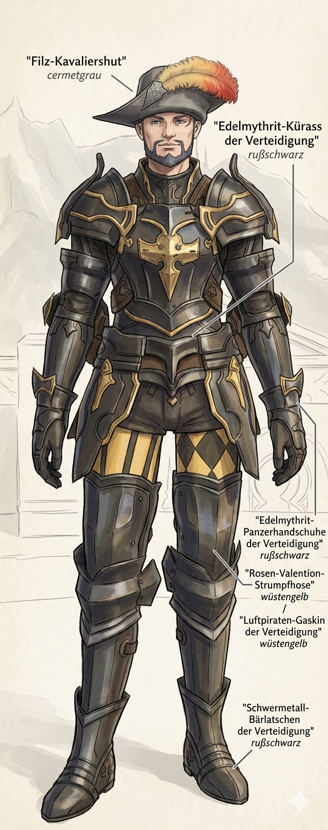 Standard-Uniform der St. Norvello Compagnie